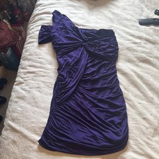 ASOS One Shoulder Purple Mini