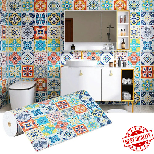 Pvc tile wallpaper self - pvc,
