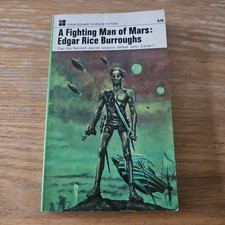 A Fighting Man of Mars Edgar Rice Burroughs  UK paperback, Four Square, 1966 T