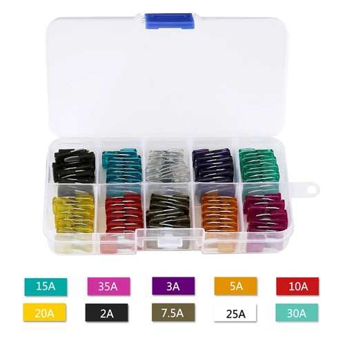 120pcs mini blade fuses - mini,
