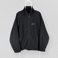 Berghaus Black Windbreaker Fleece Jacket Mens XL