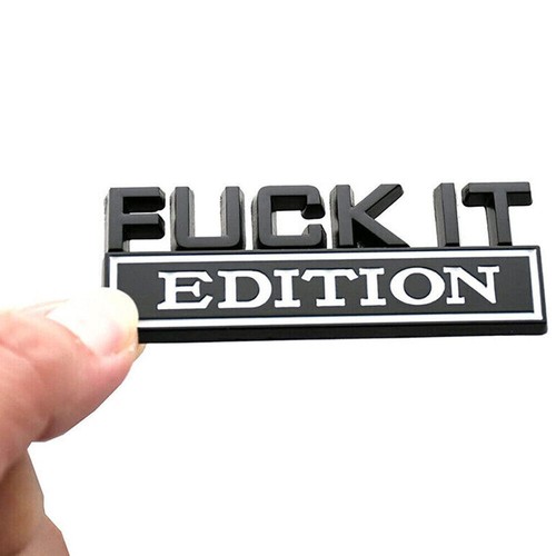 1pc fuck edition logo - fuck-it,