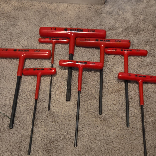 Allen piece sae handle - t-handle, hex
