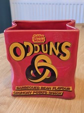 Golden Wonder Odduns Ceramic Advertising Planter - Vintage Retro Collectable