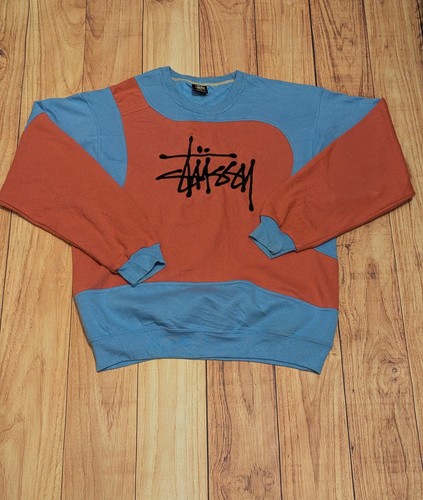 Stussy red and blue crewneck - red,