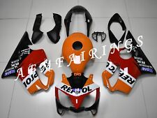Black Orange Repsol ABS Injection Mold Bodywork Fairing Kit for CBR600F4i 04-06