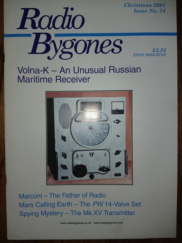 Radio bygones 2001 issue - radio,