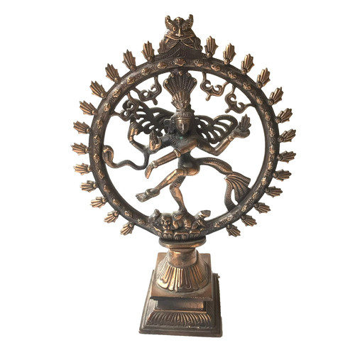 Vtg brass nataraja - nataraja, statue