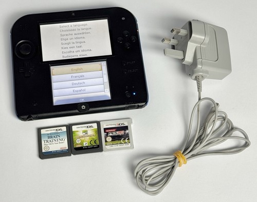 Nintendo 2ds black blue - nintendo, black/blue