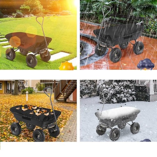 Garden dump cart - cart, cover