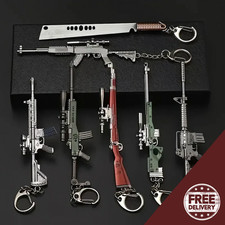 Gun Model Keychain Set of 7