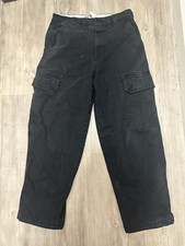 Primark Black Baggy Cargos