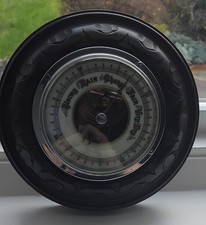 Vintage Round Carved Oak Wood