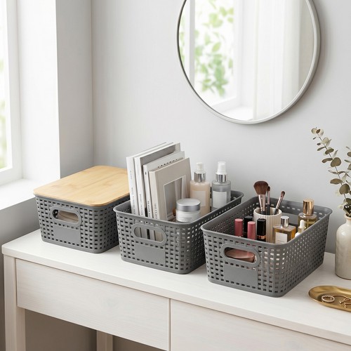 Pack storage boxes with lids - with,
