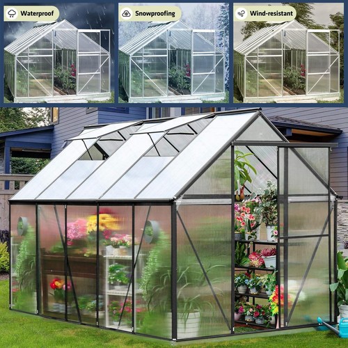 Clear polycarbonate greenhouse - clear,
