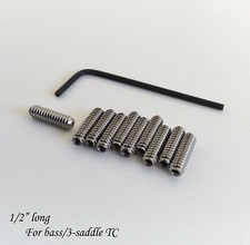 Saddle Height Screws 1/2" for Fender USA 3 Saddle Telecaster & USA Bass Bridge