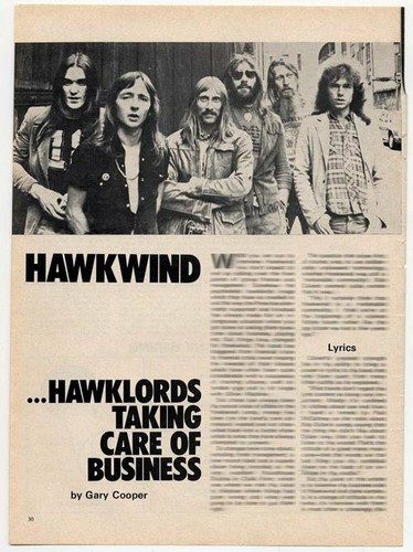 Hawkwind hawklords taking care - hawkwind,
