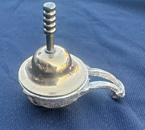Vintage brass butler maid - brass, pill