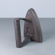 Antique Cast Iron Flat Sad