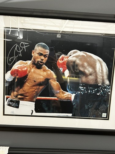 Roy jones autographed auto - jones,