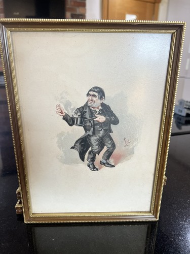 Framed vintage print - framed,