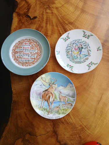 Set christmas plates inc - set,