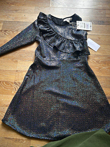 Zara girls black sequin - girls,