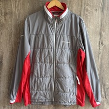 Genuine BMW Golfsport Jacket Men’s Size XXL 2XL Grey/Red NEW WITHOUT TAGS