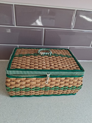 Antique vintage wicker - wicker, sewing