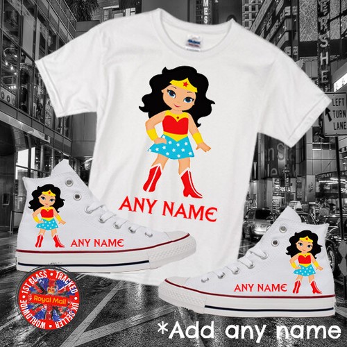 Wonder girl kids personalised - girl,