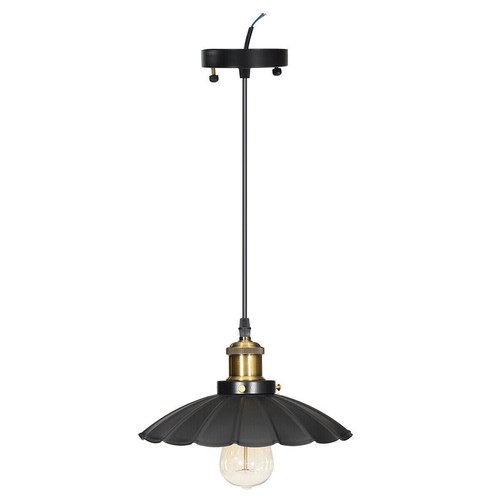 Vintage industrial metal lamp - vintage,