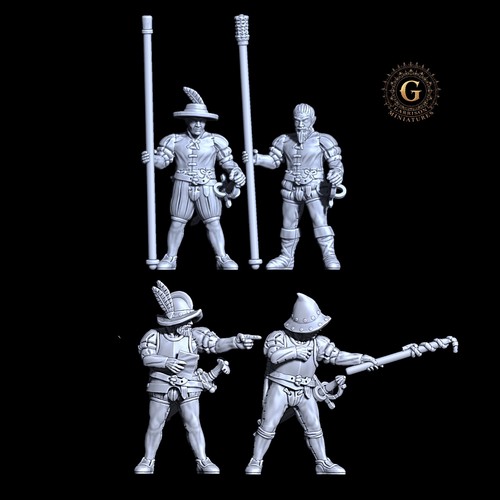 Spanish empire artillery crew - empire,