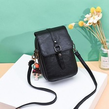 Women Mobile Phone Bag Leather Cross-body Mini Purse Shoulder Pouch Wallet UK