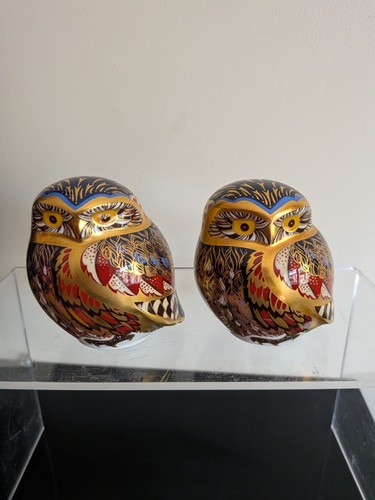 Royal crown derby - royal, paperweights