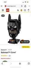 LEGO DC batman cowl Set