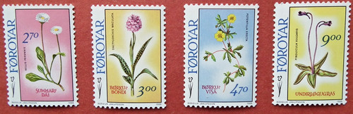 Faroe islands 1988 flowers - islands,