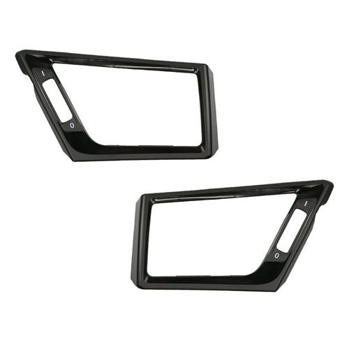 Pair glossy black - of, vents