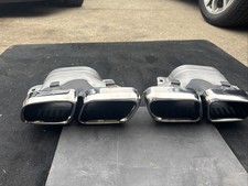 Genuine Mercedes W205 C 63 Glc, E Tailpipe Trim Rear Exhaust Tips