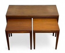 RICHARD HORNBY NEST OF TABLES AFROMOSIA MID CENTURY RETRO RARE
