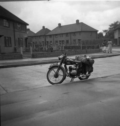 Vintage 6x6 negative - b/w,
