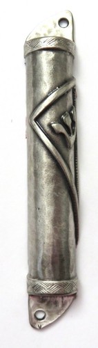 Silver plated mezuzah - 10,