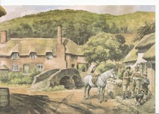Somerset Postcard - The Packhorse Bridge, Allerford      EB113