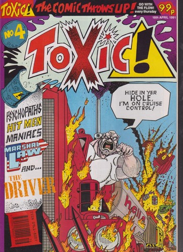 The driver cover toxic comic - cover,