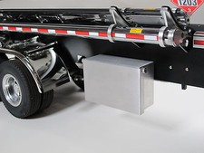 Custom TOY Aluminum Tool Box Lid Tamiya 1/14 Trailer Tanker Flatbed King Hauler