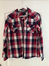 M&S Pink Plaid Polo Shirt