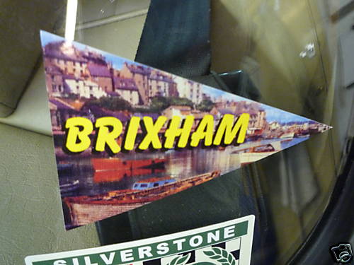 Brixham holiday pennant retro - pennant,