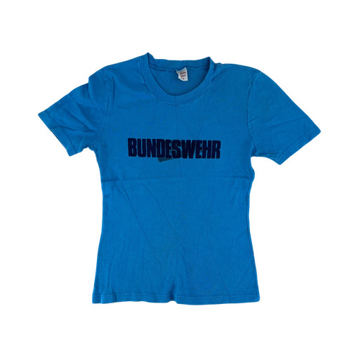 West german army shirt - german, blue