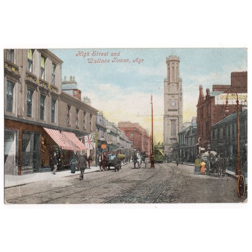 Ayr high street and - ayr, wallace