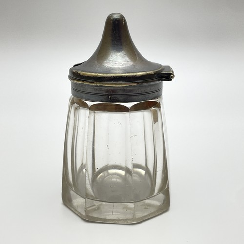Antique english mustard pot - mustard,