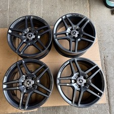4 X SET GENUINE MERCEDES E CLASS W207 18” AMG ALLOY WHEELS 8J ET45 F 8.5J ET48 R